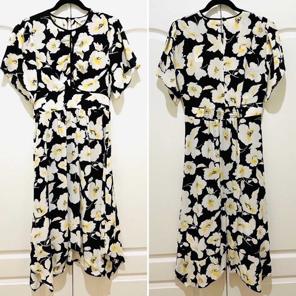 BA&SH floral midi dress M - Picture 6 of 10